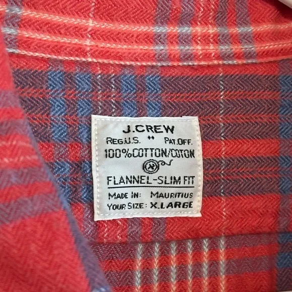 J.Crew Flannel Shirt - Picture 3 of 4